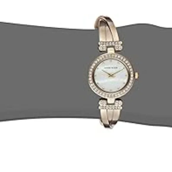 Anne Klein Bangle Watch and Bracelet Set
